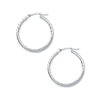 Thumbnail Image 1 of Hoop Earrings 14K White Gold 25mm