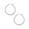 Thumbnail Image 0 of Hoop Earrings 14K White Gold 25mm