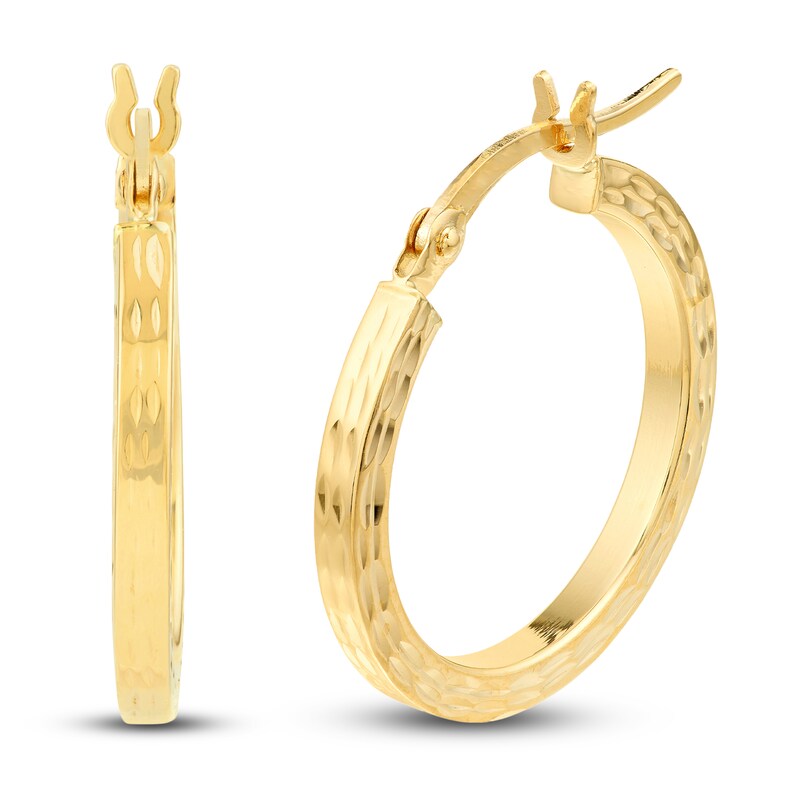 Main Image 2 of Hoop Earrings 14K Yellow Gold 20mm