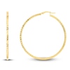 Thumbnail Image 1 of Hoop Earrings 14K Yellow Gold 50mm