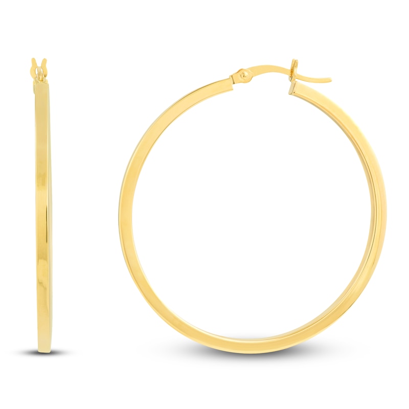 Main Image 1 of Hoop Earrings 14K Yellow Gold 40mm
