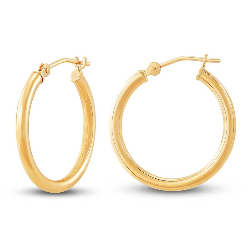Main Image 2 of Hoop Earrings 14K Yellow Gold 20mm