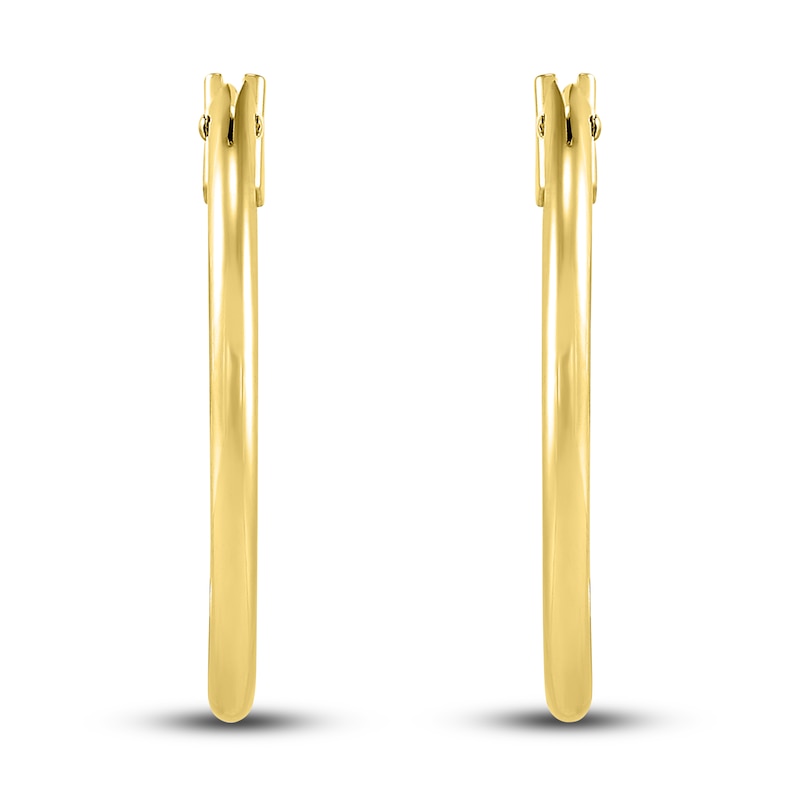 Main Image 2 of Hoop Earrings 14K Yellow Gold 18mm