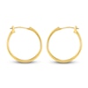 Thumbnail Image 2 of Hoop Earrings 14K Yellow Gold 18mm