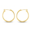 Thumbnail Image 3 of Hoop Earrings 14K Yellow Gold 18mm