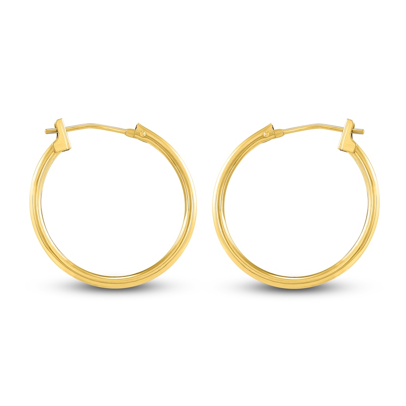 Main Image 3 of Hoop Earrings 14K Yellow Gold 18mm