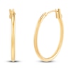 Thumbnail Image 2 of Hoop Earrings 14K Yellow Gold 21mm