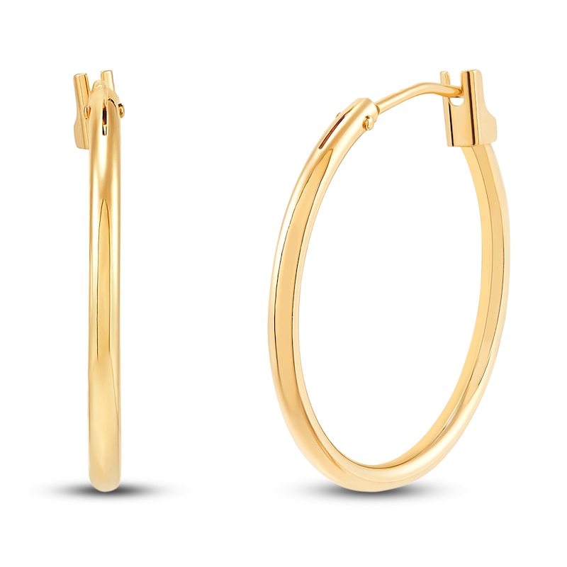 Main Image 2 of Hoop Earrings 14K Yellow Gold 21mm