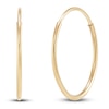 Thumbnail Image 3 of Endless Hoop Earrings 14K Yellow Gold 12mm