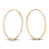 Thumbnail Image 1 of Endless Hoop Earrings 14K Yellow Gold 14mm