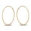 Thumbnail Image 2 of Endless Hoop Earrings 14K Yellow Gold 14mm