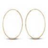 Thumbnail Image 1 of Endless Hoop Earrings 14K Yellow Gold 21mm
