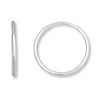 Thumbnail Image 1 of Endless Hoop Earrings 14K White Gold 12mm
