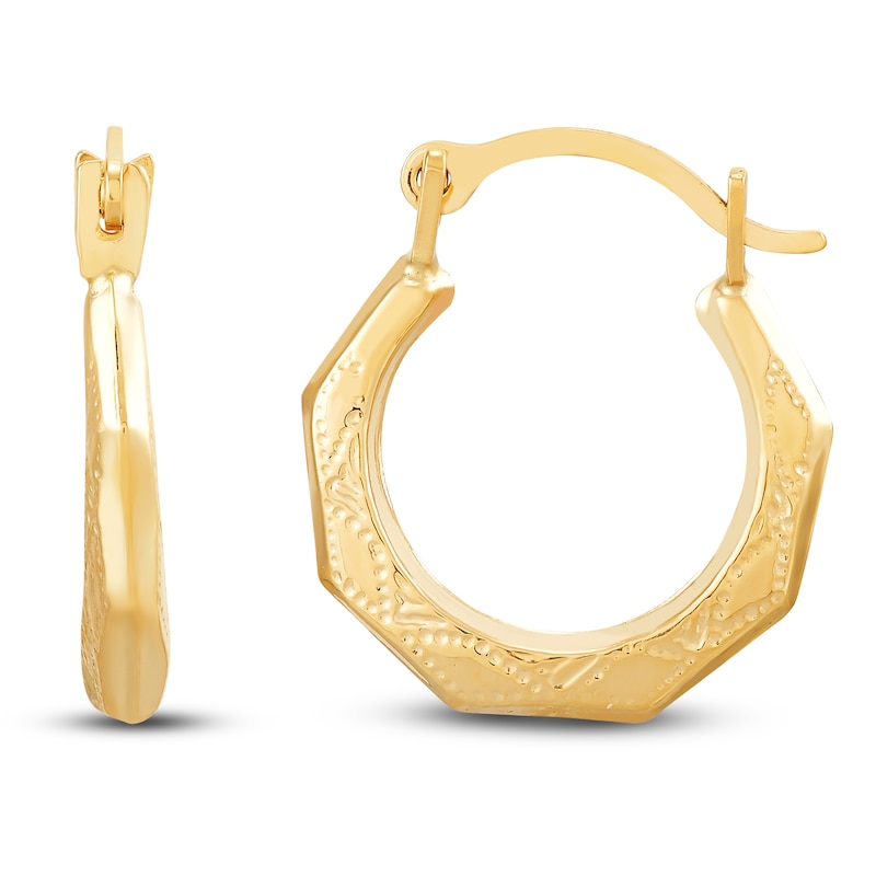 Children's Hoop Earrings 14K Yellow Gold