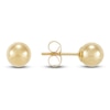 Thumbnail Image 4 of Ball Stud Earrings 6mm 14K Yellow Gold