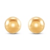 Ball Stud Earrings 10mm 14K Yellow Gold