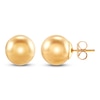 Thumbnail Image 2 of Ball Stud Earrings 10mm 14K Yellow Gold