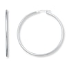 Thumbnail Image 1 of Hoop Earrings 14K White Gold 50mm
