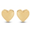 Thumbnail Image 0 of Young Teen Heart Earrings 14K Yellow Gold