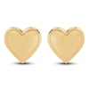 Thumbnail Image 1 of Young Teen Heart Earrings 14K Yellow Gold