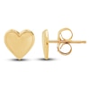Thumbnail Image 3 of Young Teen Heart Earrings 14K Yellow Gold