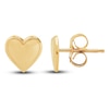 Thumbnail Image 2 of Young Teen Heart Earrings 14K Yellow Gold