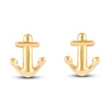Thumbnail Image 0 of Young Teen Anchor Earrings 14K Yellow Gold