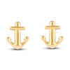 Thumbnail Image 1 of Young Teen Anchor Earrings 14K Yellow Gold