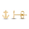 Thumbnail Image 1 of Young Teen Anchor Earrings 14K Yellow Gold