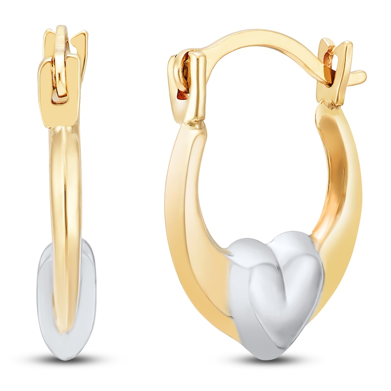 Main Image 2 of Children's Hoop Earrings 14K Yellow Gold