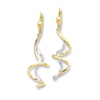 Thumbnail Image 1 of Dangle Earrings 14K Two-Tone Gold