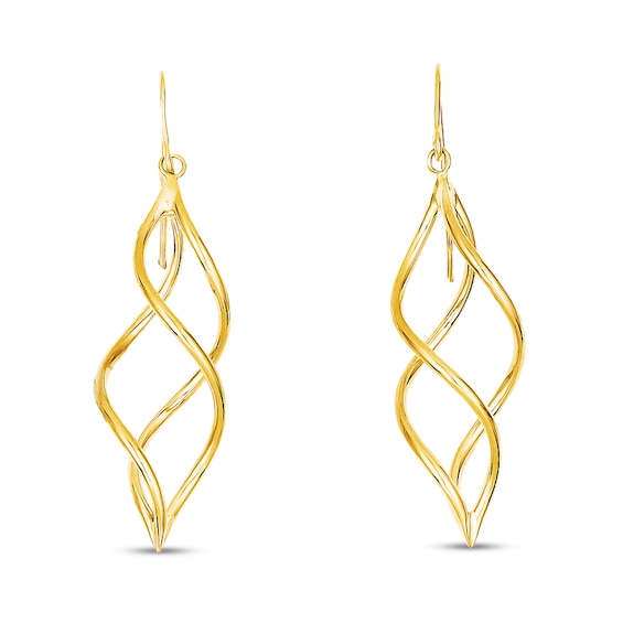 Dangle Earrings 14K Yellow Gold | -earrings | Earrings | Jewelry | Jared