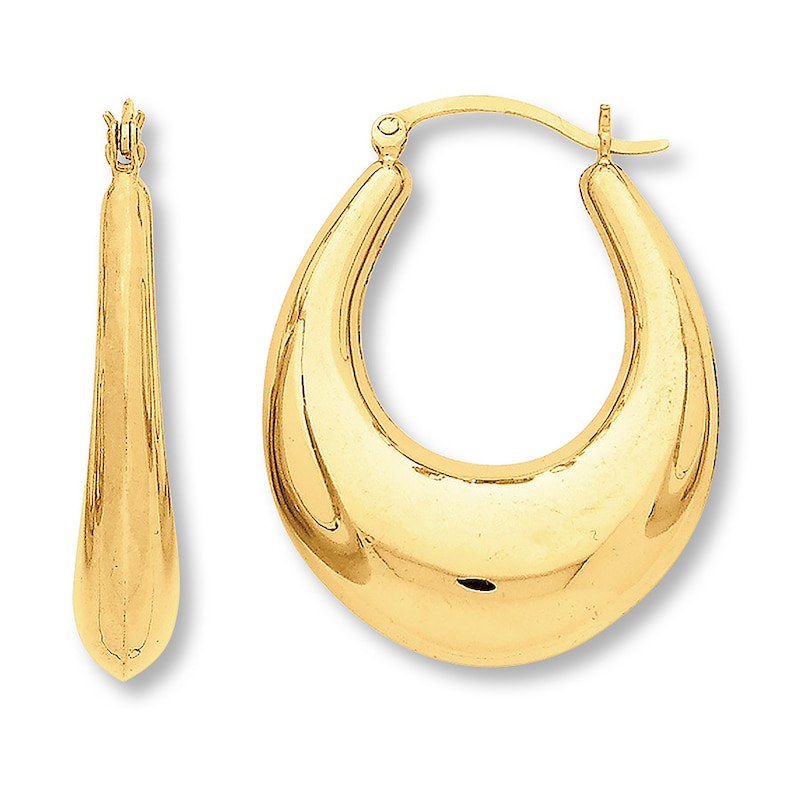Main Image 1 of Hoop Earrings 14K Yellow Gold