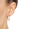 Thumbnail Image 4 of Twisted Hoop Earrings 10K Yellow Gold