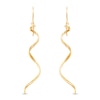 Thumbnail Image 2 of Spiral Dangle Earrings 10K Yellow Gold