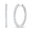 Thumbnail Image 1 of Lab-Grown Diamond Earrings 1 1/2 ct tw Round 14K White Gold
