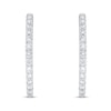 Thumbnail Image 3 of Lab-Grown Diamond Earrings 1 1/2 ct tw Round 14K White Gold