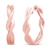 Thumbnail Image 0 of Twist Hoop Earrings 10K Rose Gold