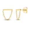 Thumbnail Image 1 of Bar Chain Earrings 14K Yellow Gold