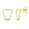 Thumbnail Image 0 of Bar Chain Earrings 14K Yellow Gold