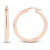 Thumbnail Image 1 of Round Hoop Earrings 14K Rose Gold