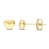 Thumbnail Image 0 of Heart Stud Earrings 14K Yellow Gold
