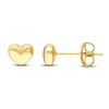 Thumbnail Image 0 of Heart Stud Earrings 14K Yellow Gold