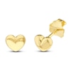 Thumbnail Image 1 of Heart Stud Earrings 14K Yellow Gold