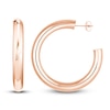 Thumbnail Image 1 of Open Hoop Earrings 14K Rose Gold 40mm