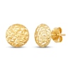Thumbnail Image 0 of Italia D'Oro Flat Bead Stud Earrings 14K Yellow Gold