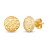 Thumbnail Image 1 of Italia D'Oro Flat Bead Stud Earrings 14K Yellow Gold