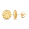 Thumbnail Image 1 of Italia D'Oro Flat Bead Stud Earrings 14K Yellow Gold