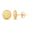 Thumbnail Image 2 of Italia D'Oro Flat Bead Stud Earrings 14K Yellow Gold