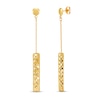 Thumbnail Image 0 of Italia D'Oro Rectangle Bar Drop Earrings 14K Yellow Gold